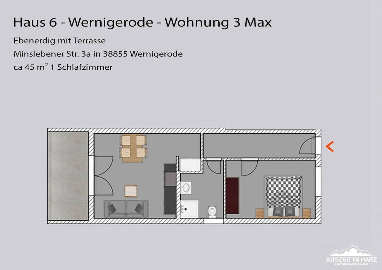 Foto 5 von 11: Haus 6 Ferienwohnung 3 Max