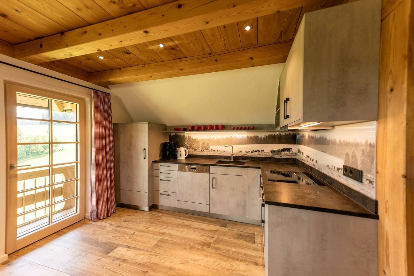 Foto 13 von 23: Ferienwohnung 'Tannenstube' mit Bergblick, Balkon und Wi-Fi