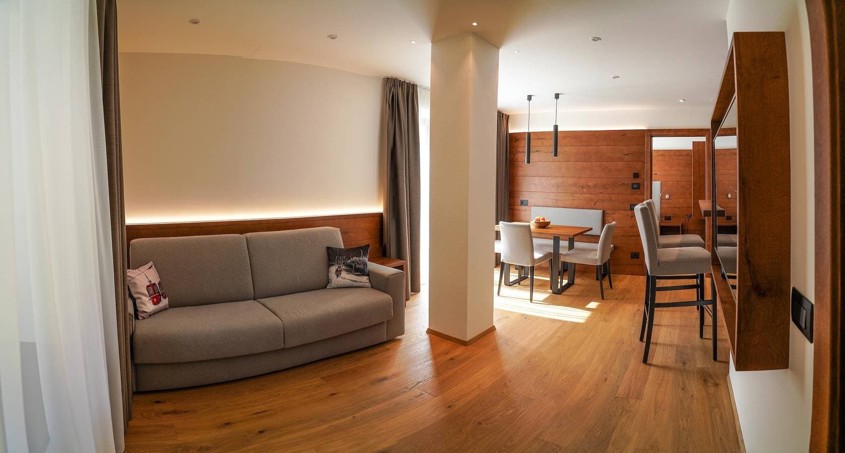 Foto 9 von 32: Brandneue Ferienwohnung "Sella - Montblanc" mit WLAN, Terrasse und Garten