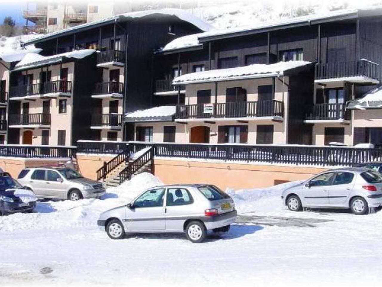 Foto 10 von 12: Studio Kabine 2/3 Pers mit großer Terrasse und Bergblick in Aussois