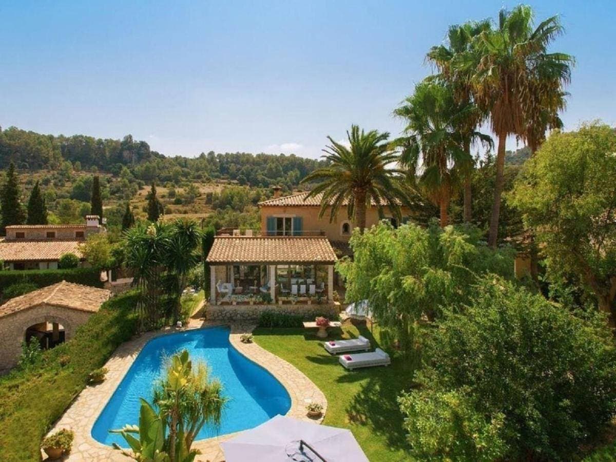 Foto 5 von 23: Ferienhaus in Mancor De La Vall mit Terrasse und Garten und Bergblick