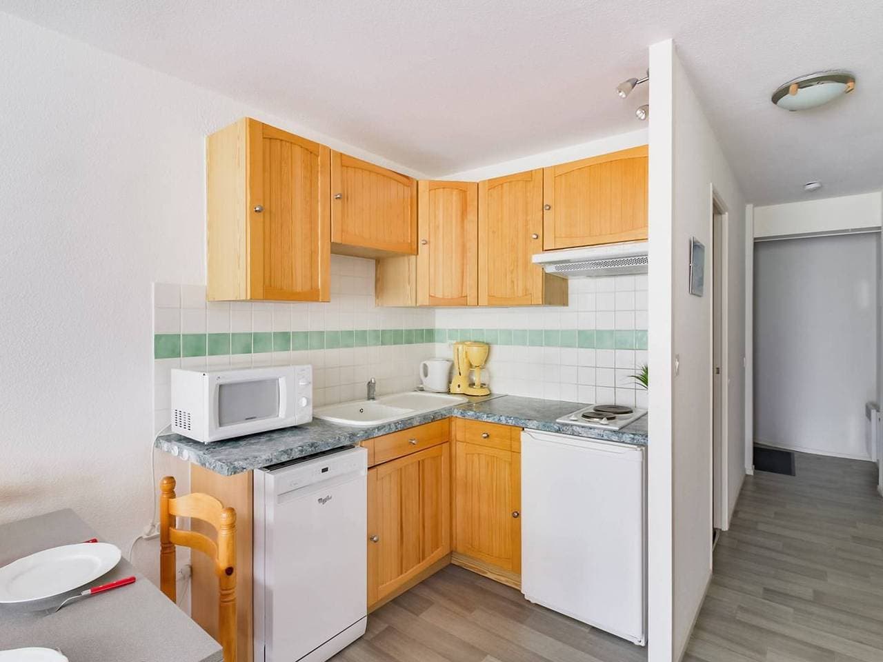 Foto 5 von 15: Gemütliche Wohnung 5 Pers - 1 Schlafzimmer - Balkon - Parkplatz - Nähe Pisten
