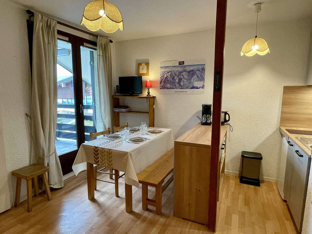 Foto 2 von 15: Studio Kabine Les Saisies, 4 Personen, zentral mit Balkon