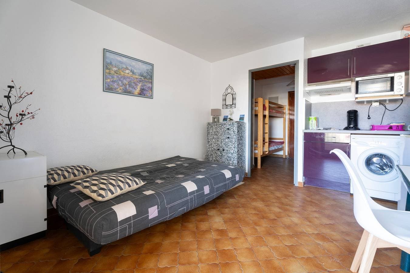 Foto 6 von 21: Studio für 4 Personen mit Balkon, 10 Minuten vom Strand entfernt, im Herzen des Dorfes