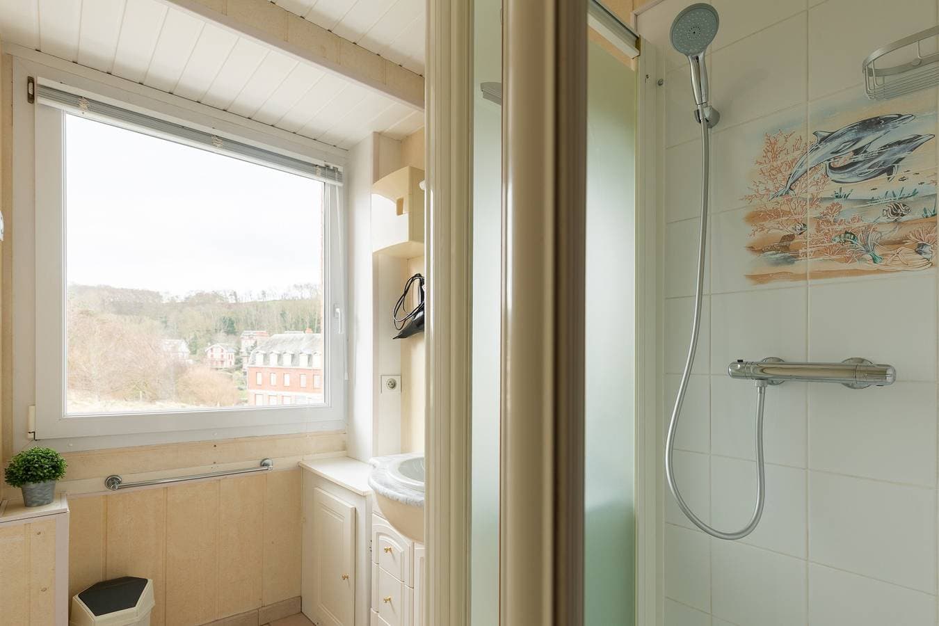 Foto 11 von 21: Appartement „Résidence Pleine Mer“ mit Meerblick und Gemeinschaftsgarten
