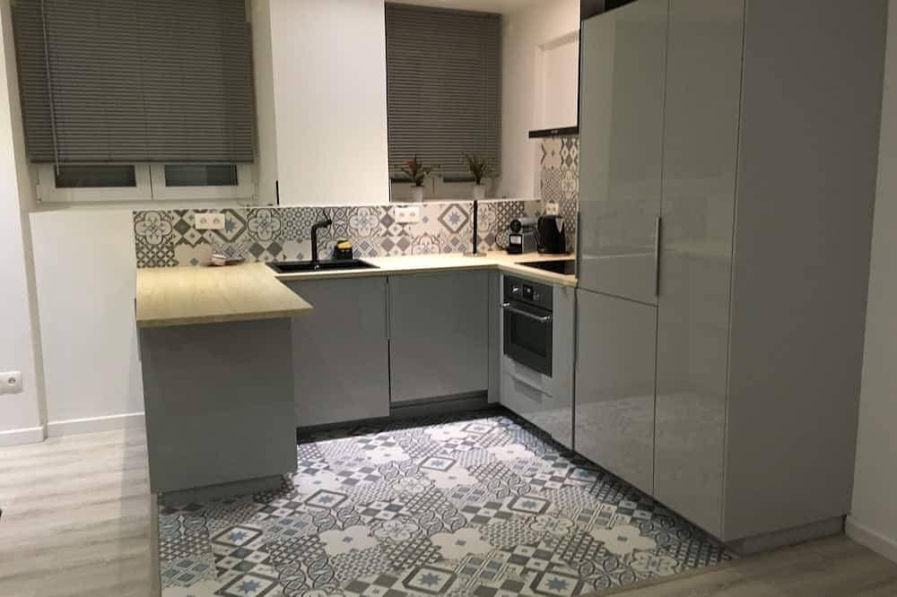 Foto 13 von 17: Marais, 2 Zimmer luxuriös renoviert, in der Nähe der Rue Bretagne