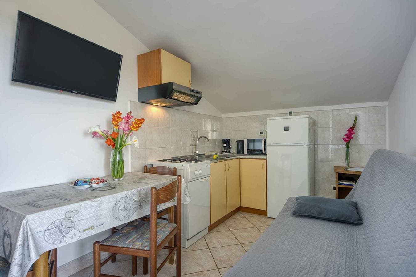 Foto 13 von 29: Ferienwohnung mit Klimaanlage und Meerblick
