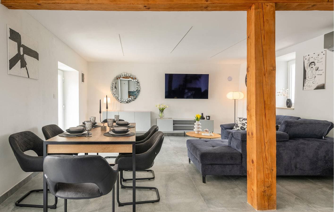 Foto 4 von 24: Gemütliche 100 m² große Ferienwohnung mit Pool, Terrasse und WLAN in der Nähe von Kanfanar