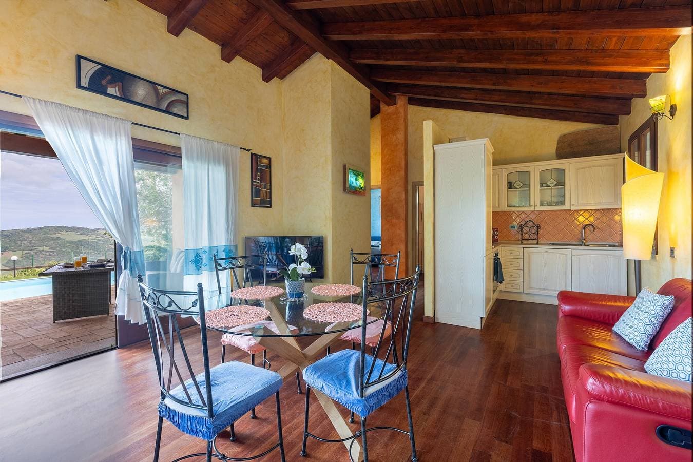 Foto 10 von 35: Villa „Roberta mit großem privatem Pool“ mit Meerblick, WLAN und Klimaanlage