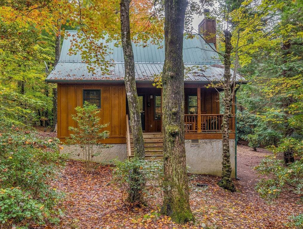 Foto 12 von 42: Gemütliche Berghütte 13 Hektar in der Nähe von Dupont State Forest Wifi