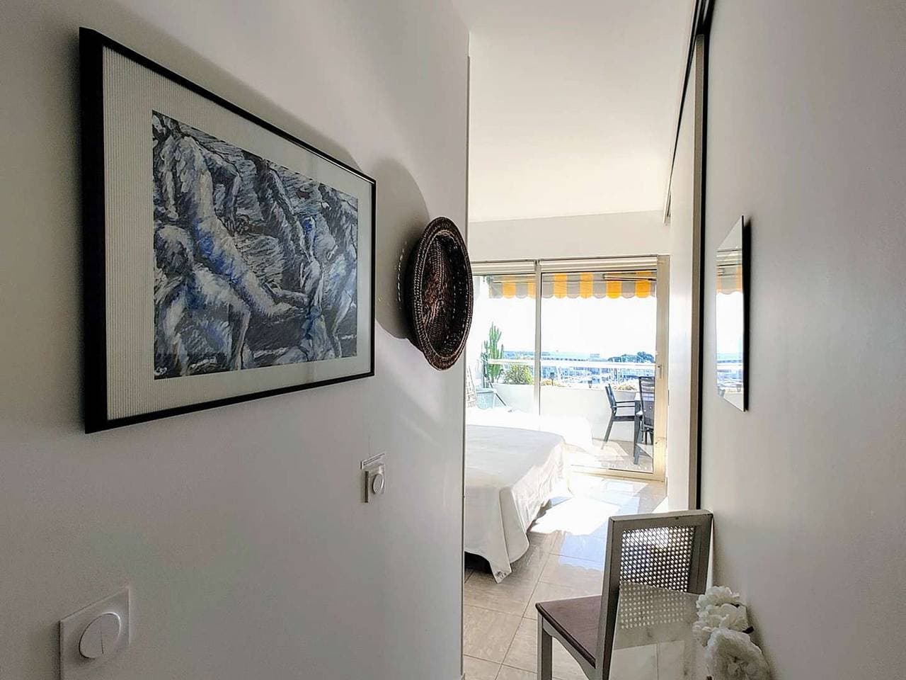 Foto 10 von 22: Modernes Apartment für 4 mit Klimaanlage und Parkplatz, Villeneuve-Loubet Strand