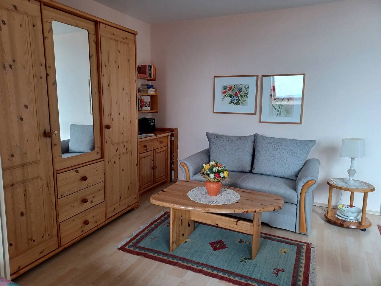 Foto 7 von 15: Ferienwohnung 'Koberstaedt' Panoramaseesicht, Balkon und Wi-Fi