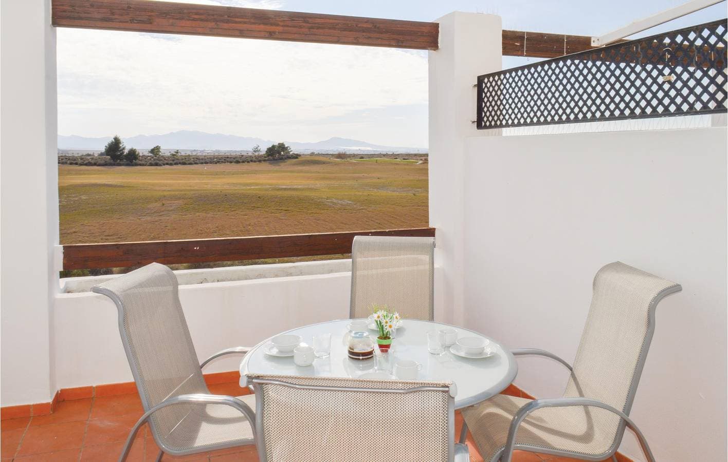 Foto 4 von 27: Poolterrassen-Apartment mit Klimaanlage und Parkplatz - Alhama