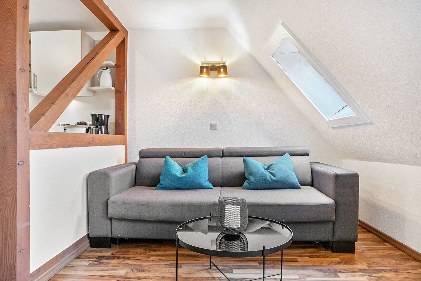 Foto 4 von 32: Apartment '4 Leuchtturm' mit Gemeinschaftsgarten, Balkon und WLAN