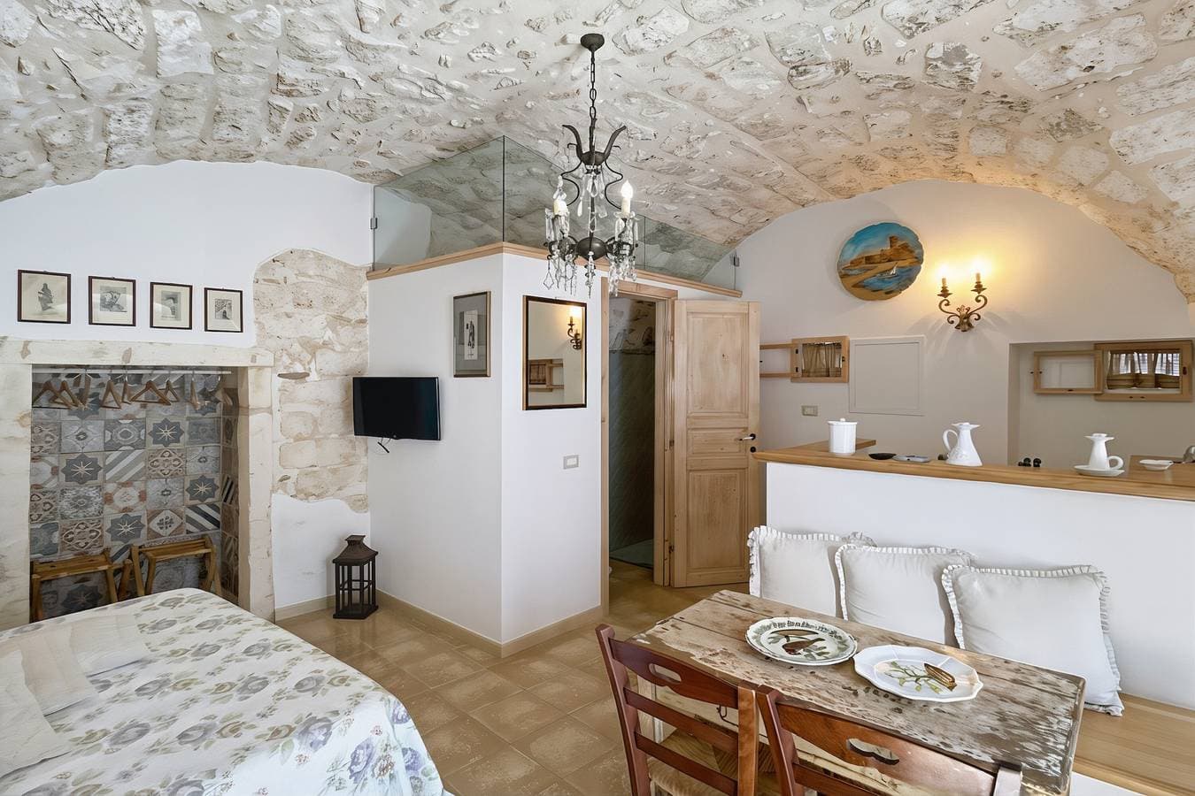 Foto 10 von 21: Studio-Apartment 'Le Antiche Mansioni 1' mit Klimaanlage