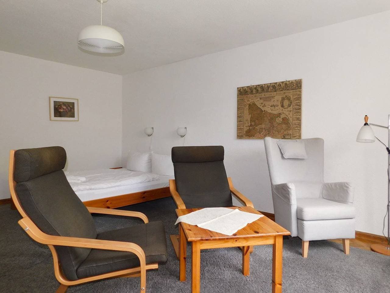 Foto 5 von 9: Ferienwohnung "Meeresrauschen" - Einraumapparment ca. 40 m² für 2 Personen