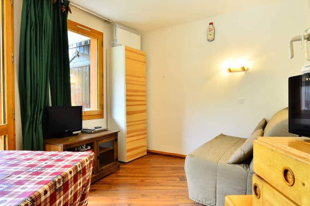 Gemütliches Studio in La Plagne Tarentaise, direkt an den Pisten, mit Balkon und Bergblick 1