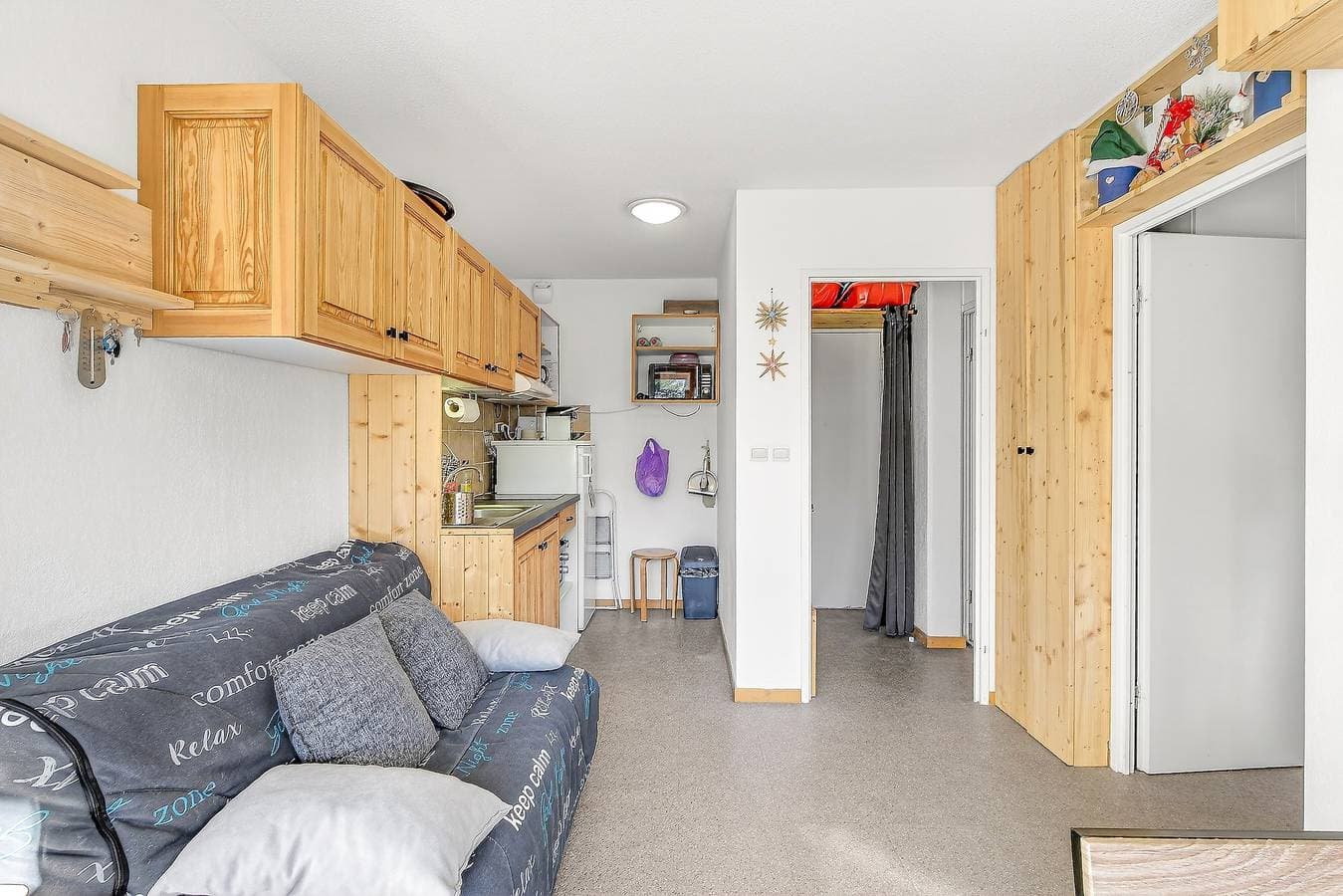 Foto 8 von 26: Apartment 'Superdevoluy' mit Bergblick und Balkon