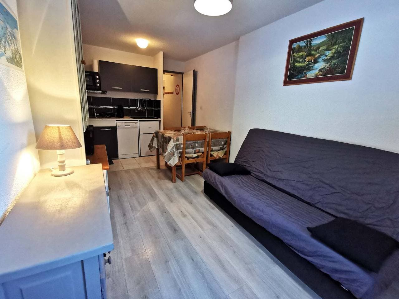 2-Zimmer-Wohnung in Adrets-Prapoutel, direkt an der Piste, Balkon, keine Haustiere 1