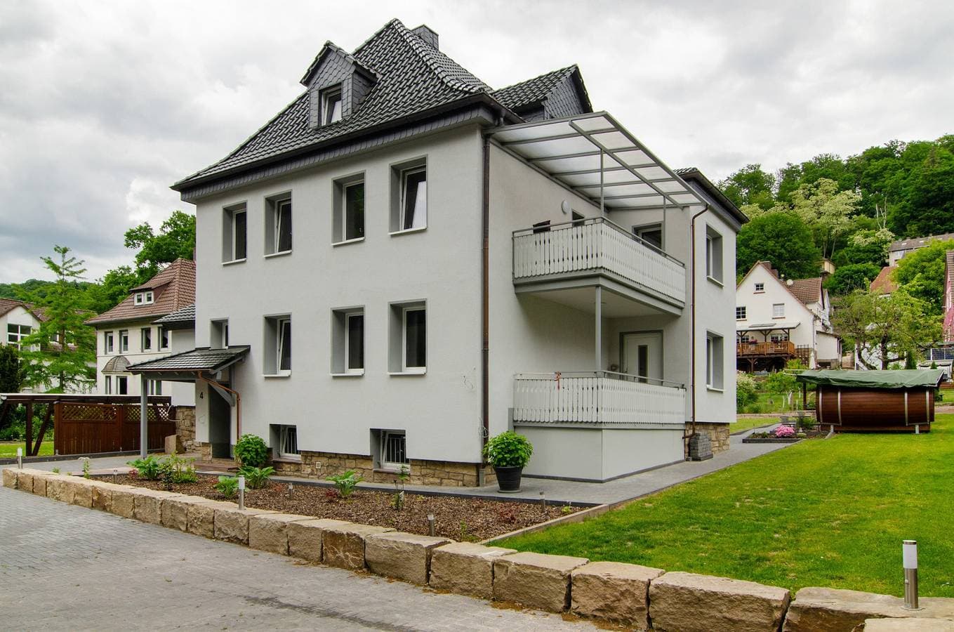 Foto 3 von 28: Wohnung 2 Birkenwald mit Gemeinschaftsterrasse, Gemeinschaftsgarten und WLAN