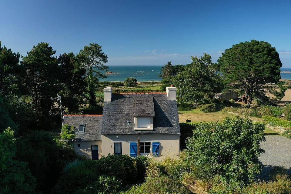 Foto aus einem Haus in Bretagne