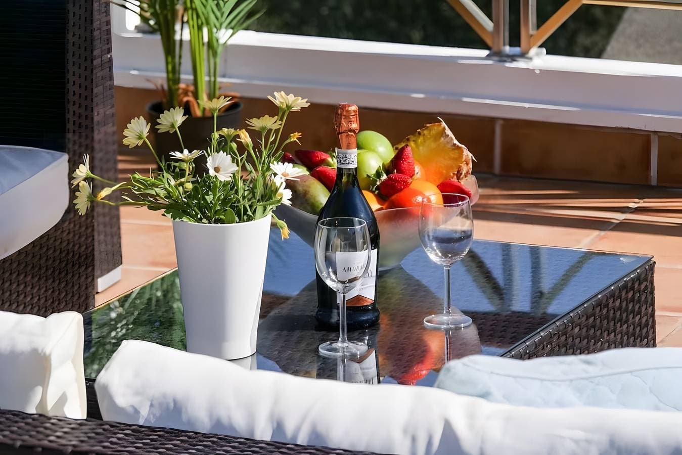 Foto 12 von 27: Ferienhaus 'Tres Palmeras' mit Meerblick, Wi-Fi und Klimaanlage