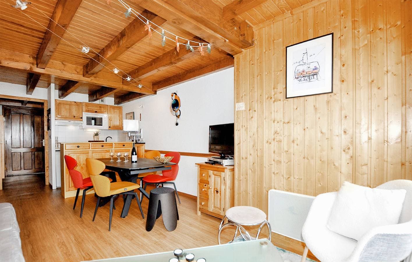 Foto 4 von 20: Gemütliches Ski-Apartment mit Garage, Parkplatz und Internet - Font-Romeu