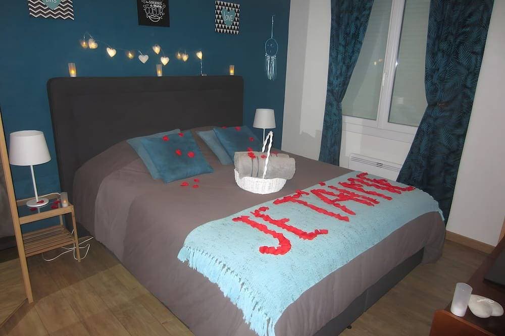 Foto 5 von 30: Gästezimmer „Balnéo Spa Cœur À Cœur“ mit privatem Pool, WLAN und Klimaanlage