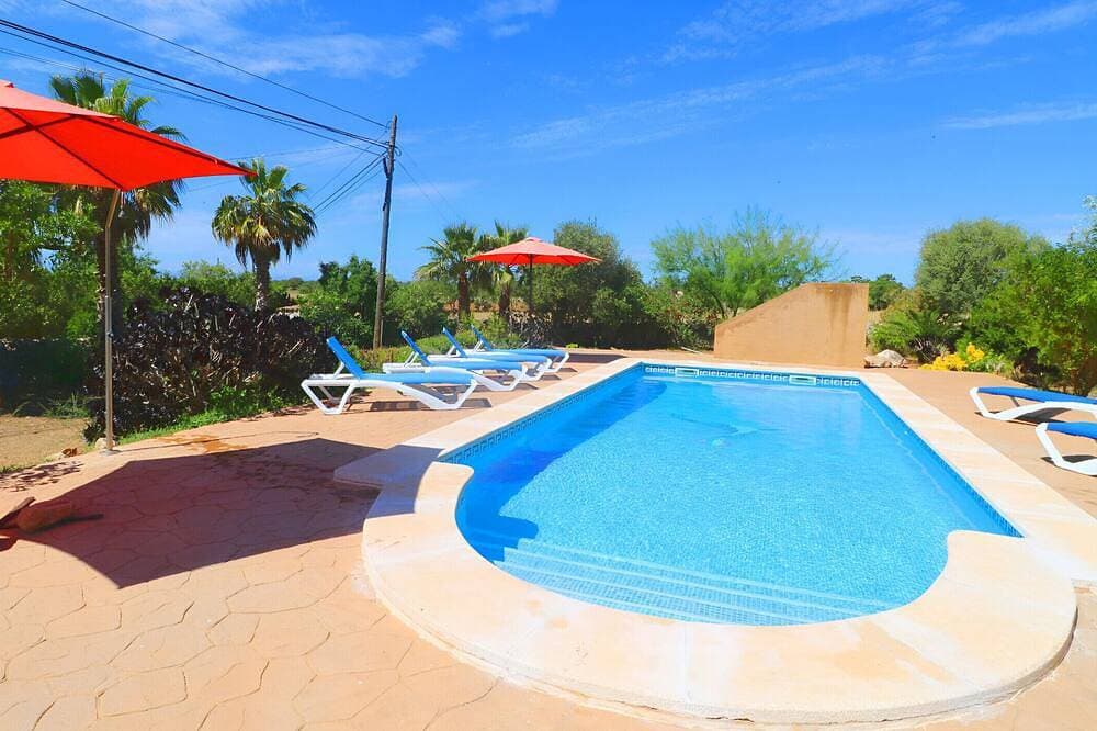 Can Cova 413 rustikale Finca mit privatem Pool, Terrasse, Klimaanlage und W-Lan 1