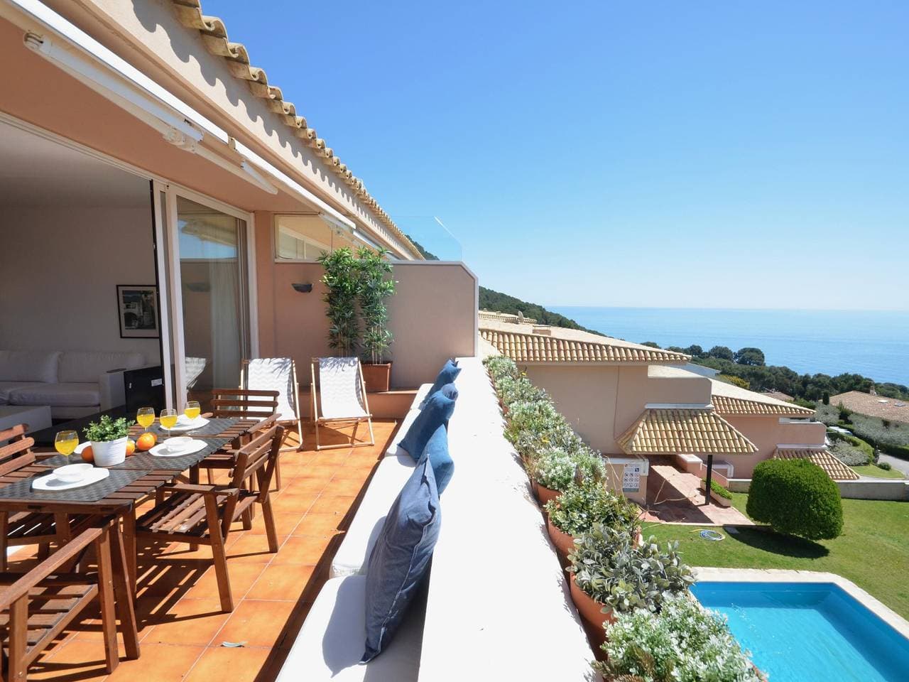 Wohnung mit Großer Terrasse und Ruhe in Begur, Aiguablava 1