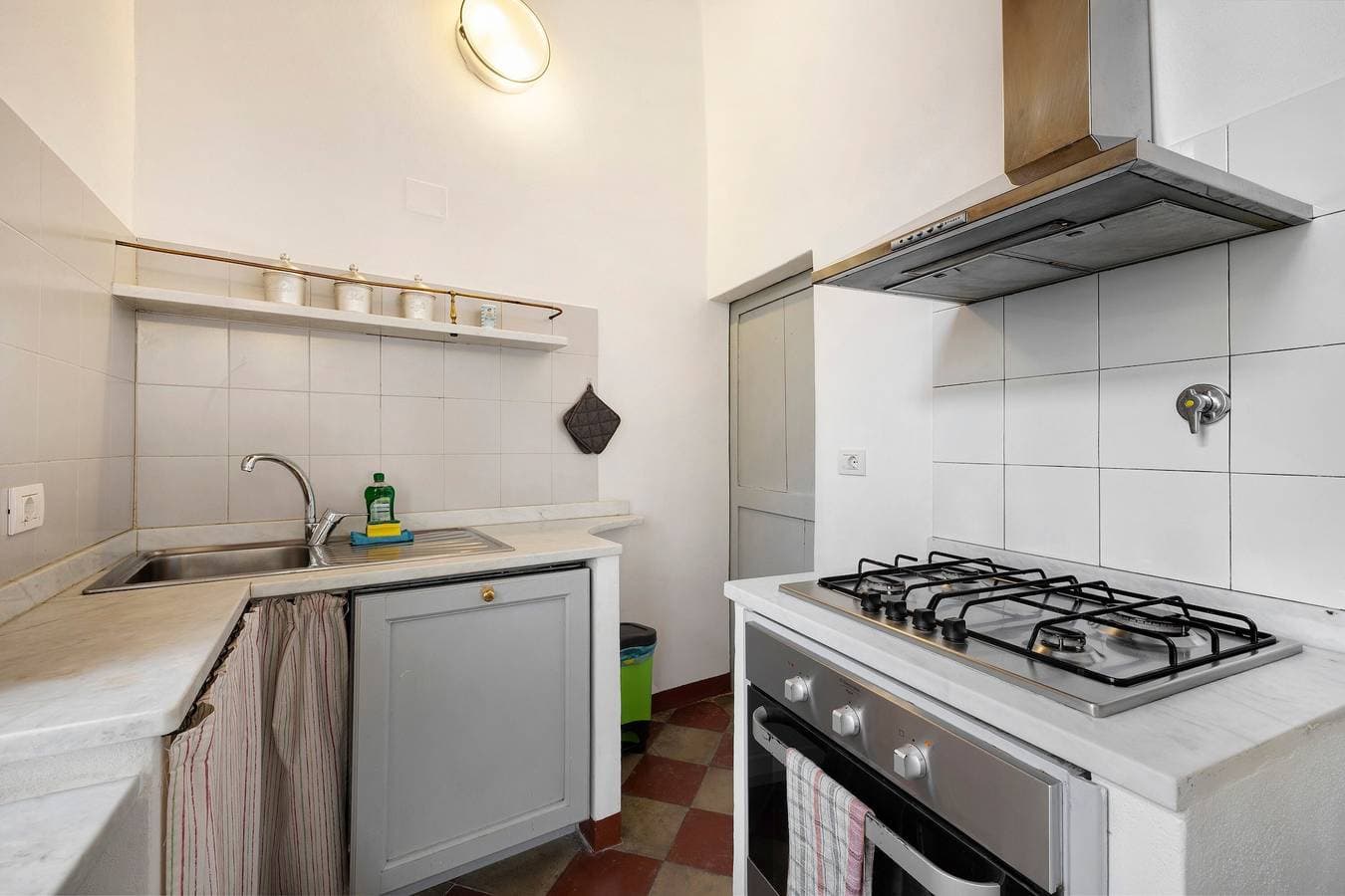 Foto 9 von 18: Haustierfreundliche Ferienwohnung Bilocale Merlino mit Bergblick und WLAN
