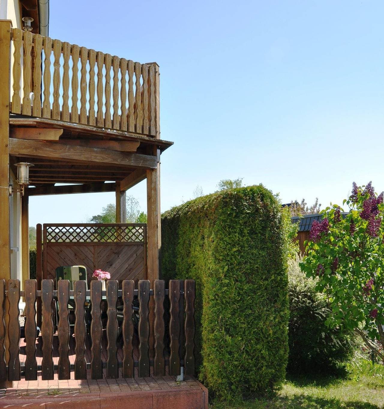 Foto 7 von 10: Gemütliche Ferienwohnung mit Terrasse in Alt Reddevitz – Hund erlaubt