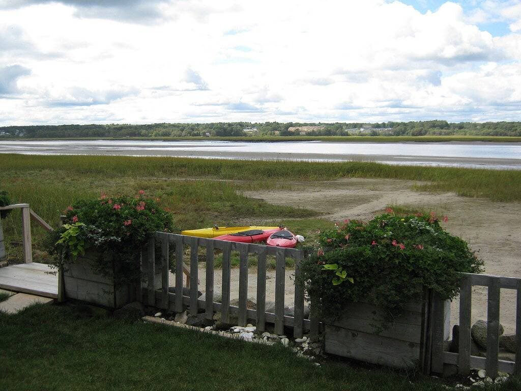 Häfenhäuschen, privater Strand 1