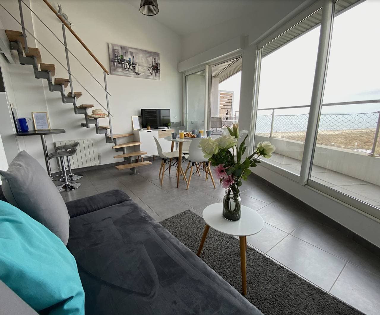 Foto 13 von 28: Duplex vue mer avec accès plage – Le Grau-du-Roi