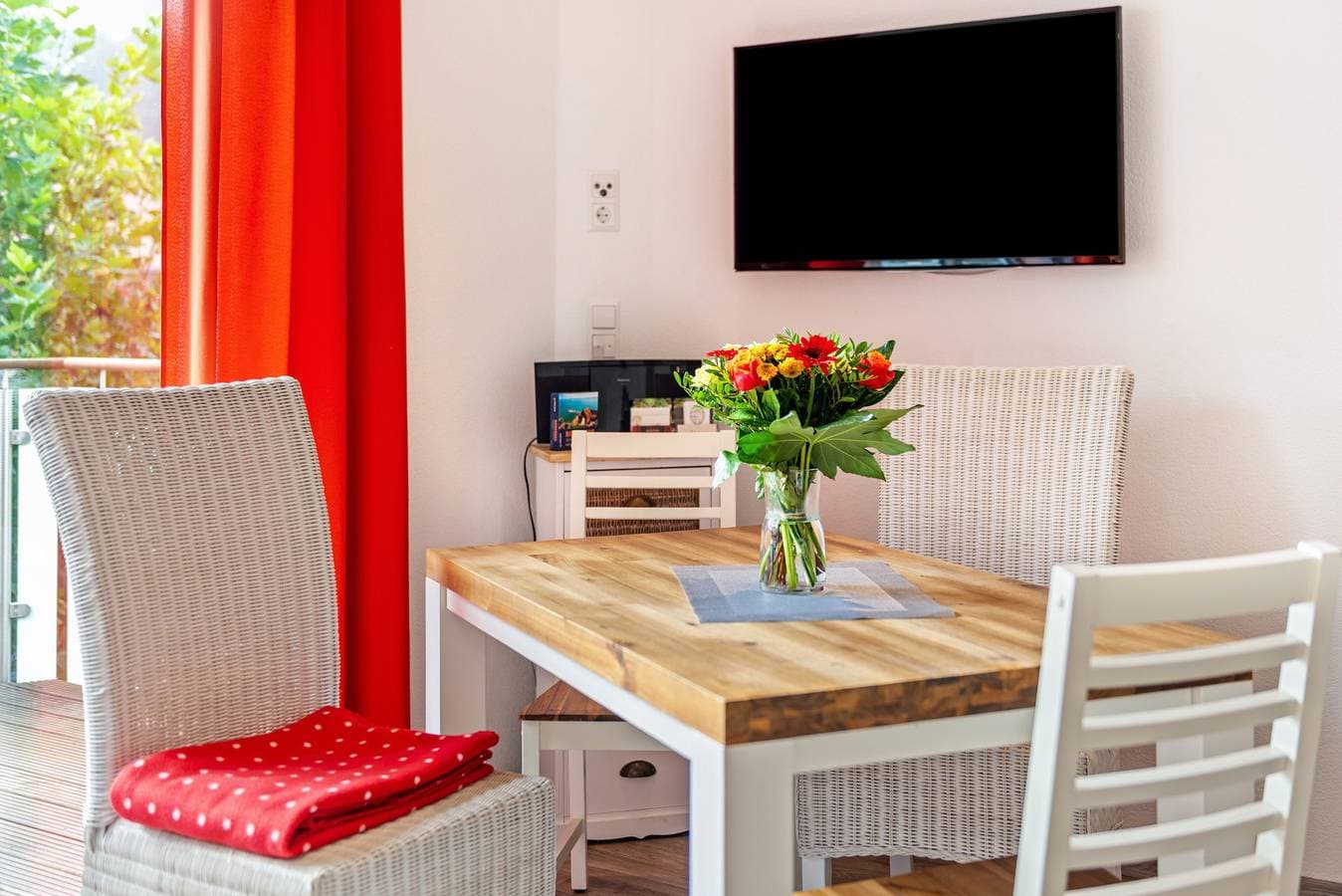 Foto 7 von 45: Ferienhaus mit Balkon, Terrasse, privater Terrasse, Gemeinschaftsgarten und WLAN