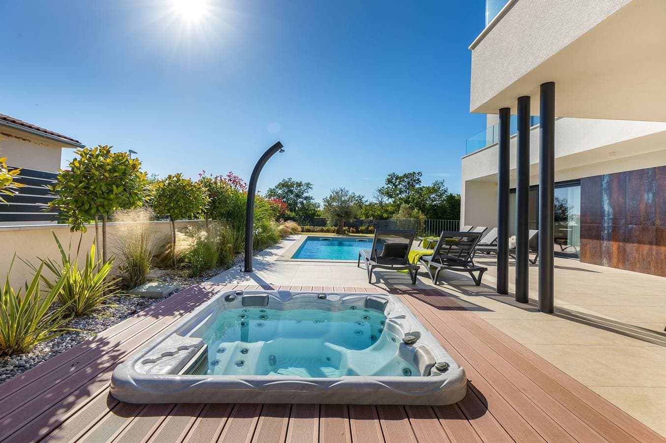 Foto 4 von 41: Villa Abarica – Luxusvilla mit privatem beheiztem Pool, Whirlpool und Sauna in der Nähe von Vrsar und seinen Stränden