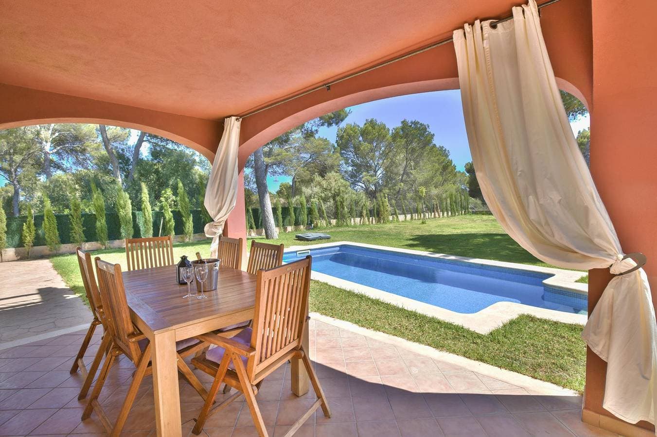 Foto 2 von 24: Villa Cala Pi - Ferienhaus mit privaten Pool in Cala Pi. WiFi gratis
