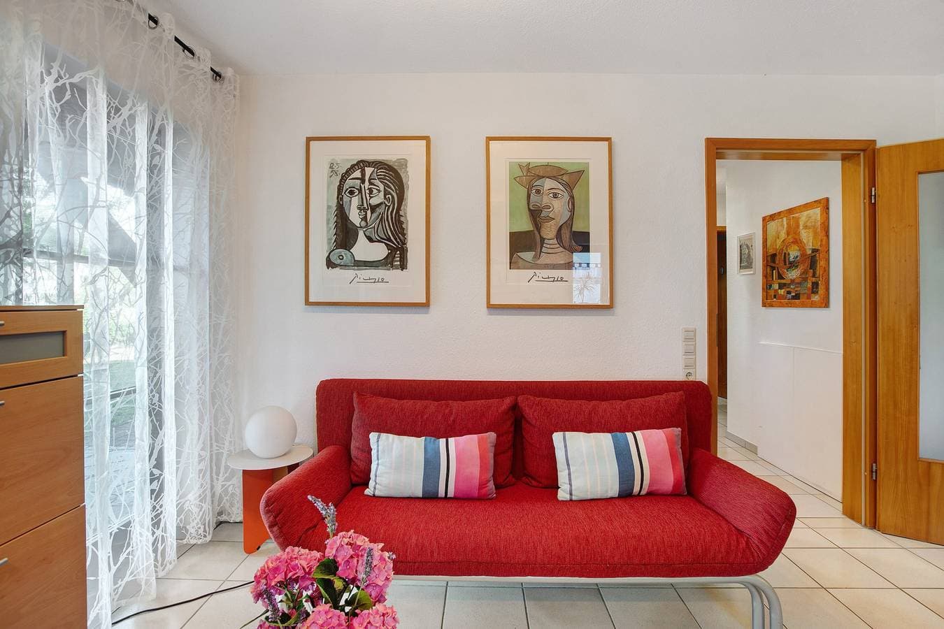 Foto 8 von 20: Ferienwohnung 'Nussbäumle' mit Privatterrasse, Gemeinschaftsgarten und Wi-Fi
