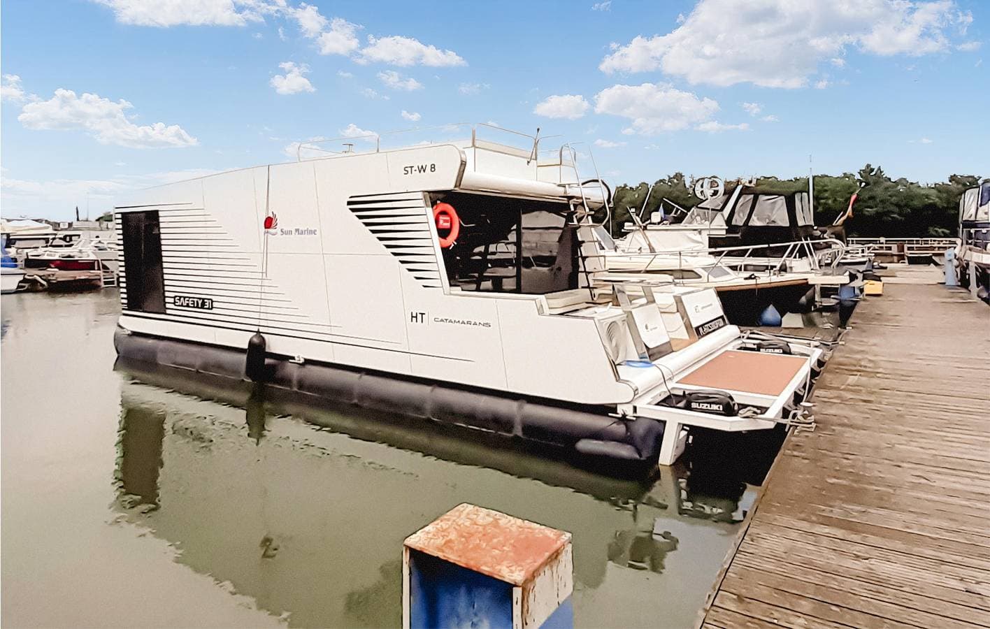 Hausboot mit Seeblick, Sauna und Terrasse - 1,5 km nach Neuruppin 1