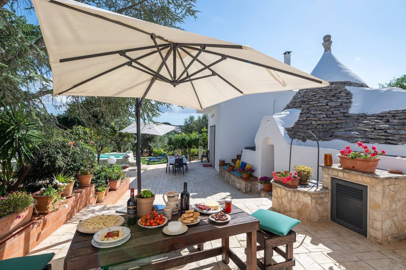 Foto 3 von 40: Villa 'Trulletti Gioia' mit privatem Pool, WLAN und Klimaanlage