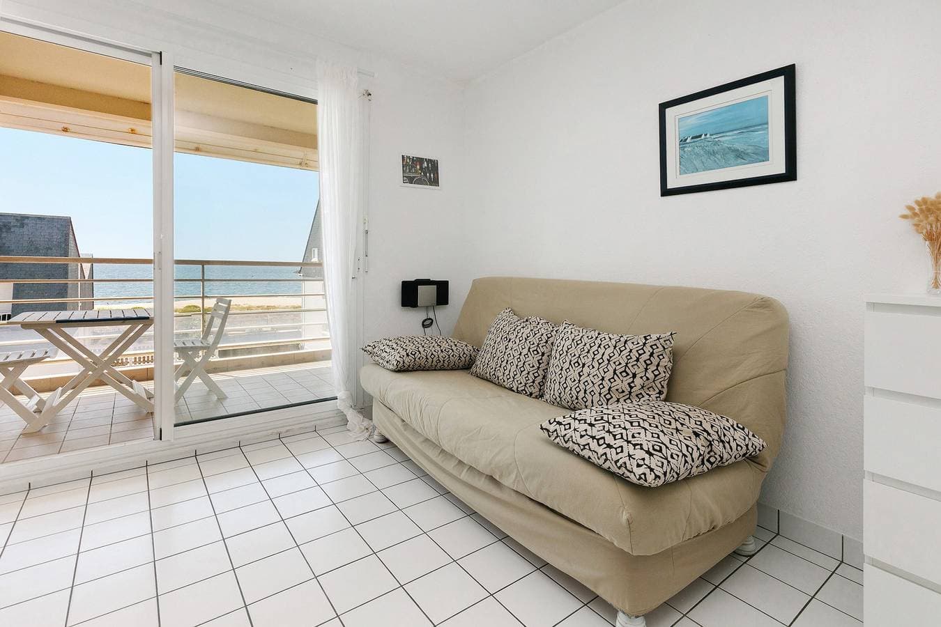 Foto 6 von 25: Helles Studio mit Meerblick "Hafen und Strand"