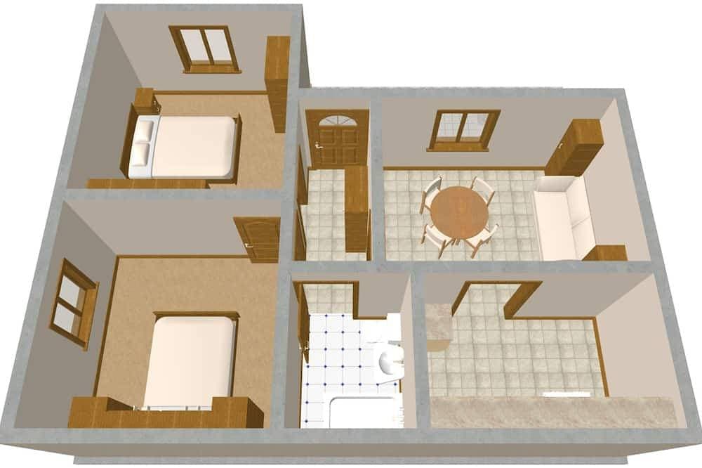 Foto 10 von 17: 2-Zimmer-Ferienwohnung mit Pool am Strand Zavode, Omis
