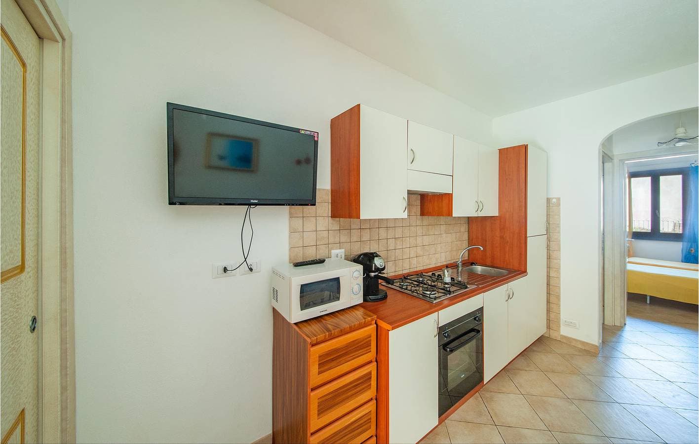 Foto 12 von 22: Apartment am Strand mit Küche und Schlafmöglichkeiten