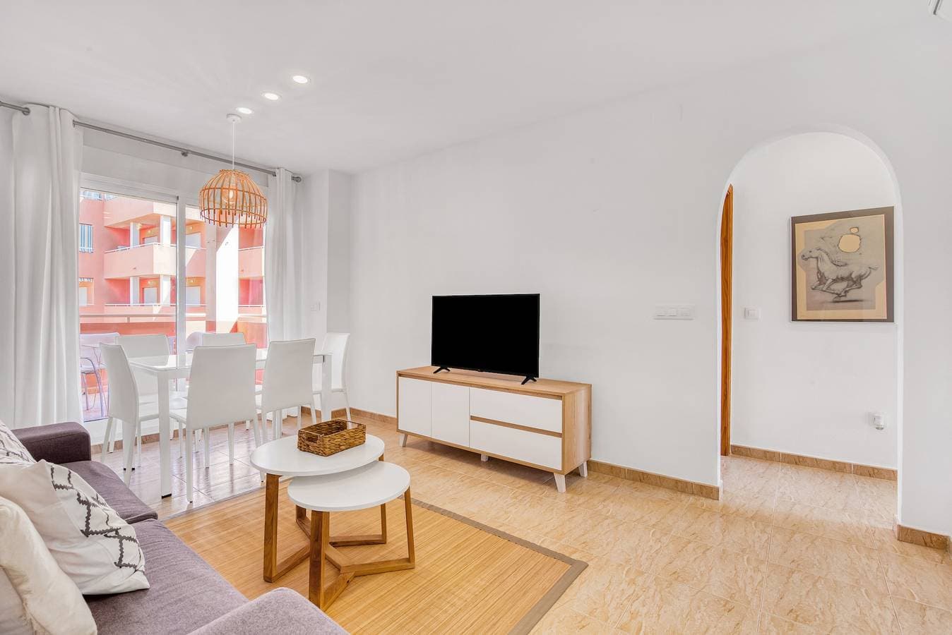 Foto 8 von 22: Ferienwohnung "Castillo-playa" mit Gemeinschaftspool, Privater Terrasse und WLAN