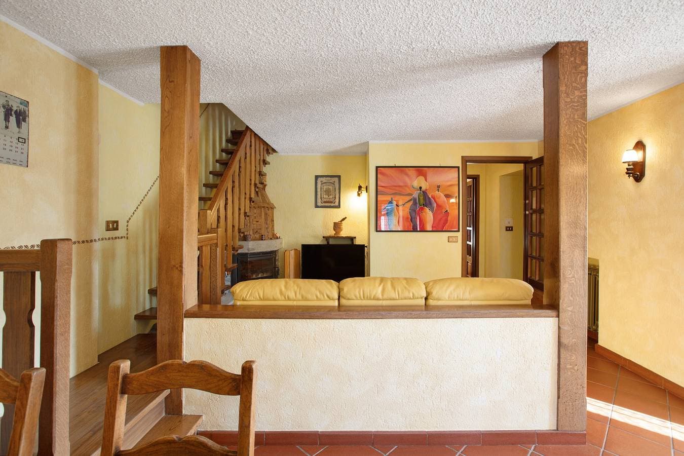 Foto 12 von 32: Ferienwohnung 'Casa Mauro Con Vista Su Aosta' mit Bergblick, privater Terrasse