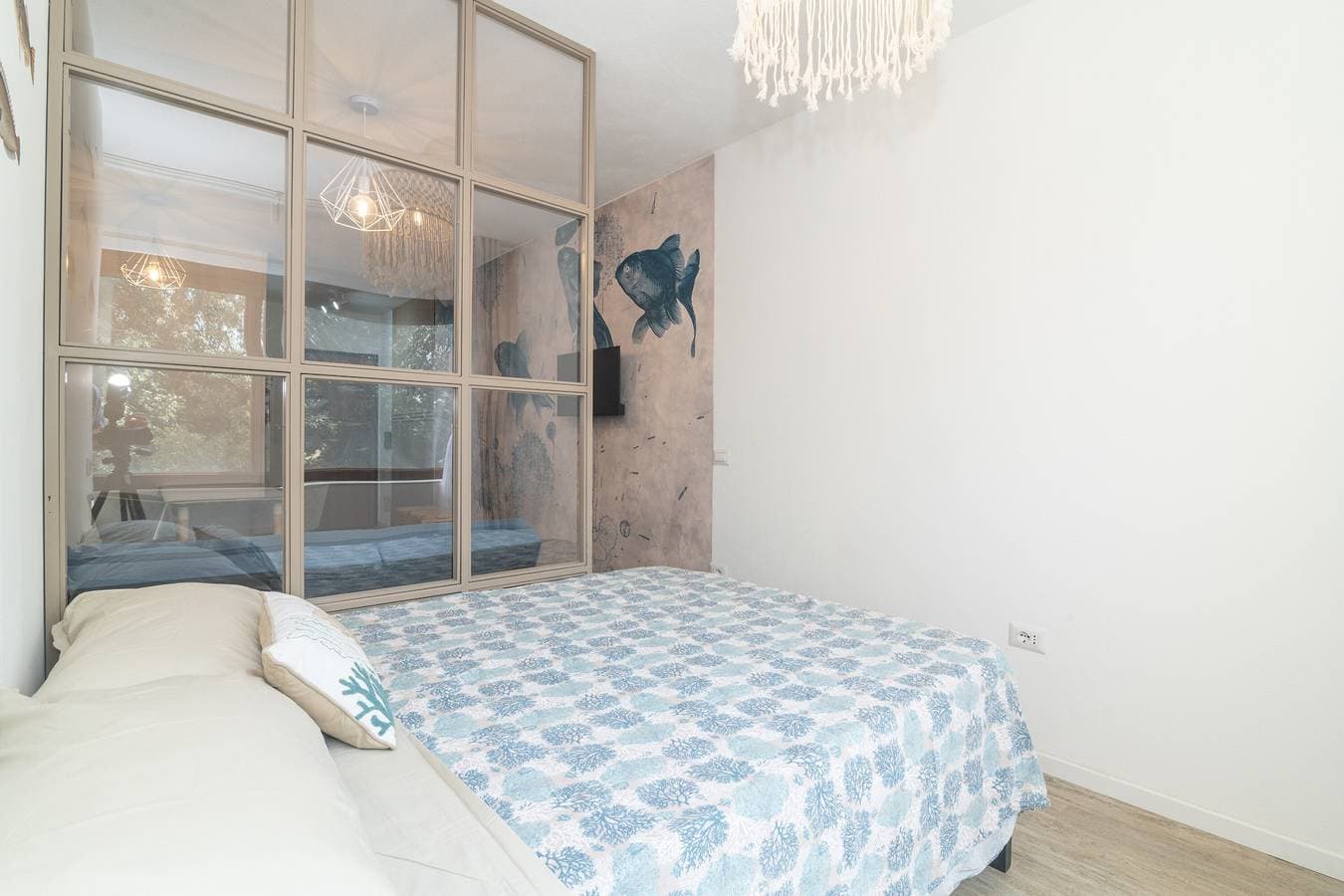 Foto 13 von 25: Apartment 'Palau Alba' mit Gemeinschaftsgarten und mobiler Klimaanlage