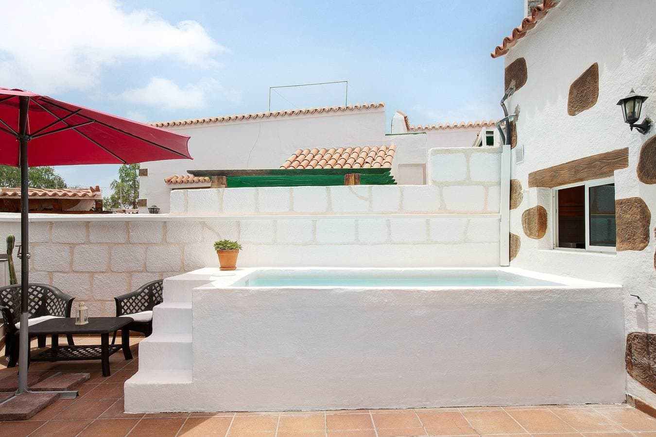 Foto 4 von 25: Ferienhaus Holiday Cottage Santa Lucía mit Bergblick, Klimaanlage, WLAN und Terrasse