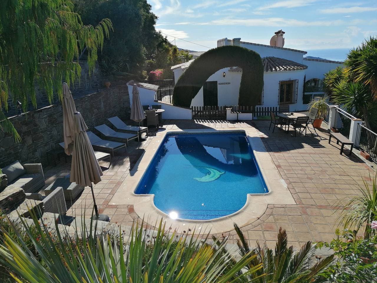 Foto 3 von 31: Villa 'La Montaña Del Oro' mit Meerblick, WLAN und Klimaanlage