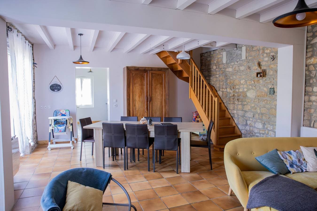 Foto 6 von 34: Komfortables Gîte, Terrasse, 4-8 Schlafplätze, nahe Zoo Beauval & Loire-Schlösser