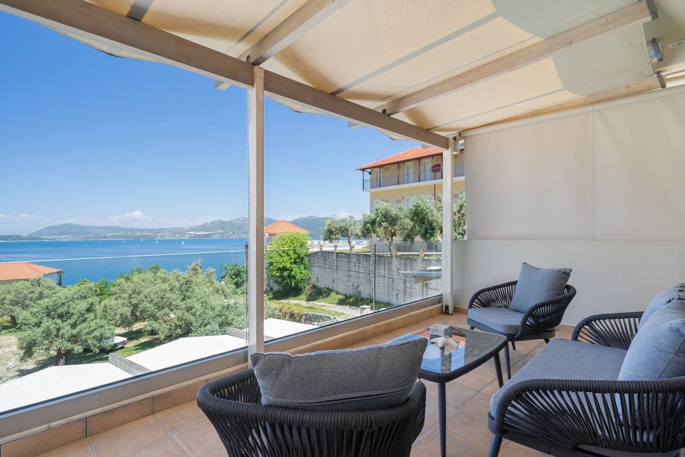 Foto 3 von 26: Ferienwohnung 'Evagelia Luxury Family' mit Meerblick, Wi-Fi und Klimaanlage